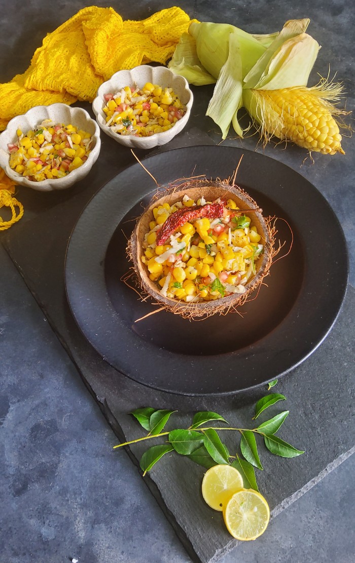 You are currently viewing Corn and Pomegranate Salad Recipe