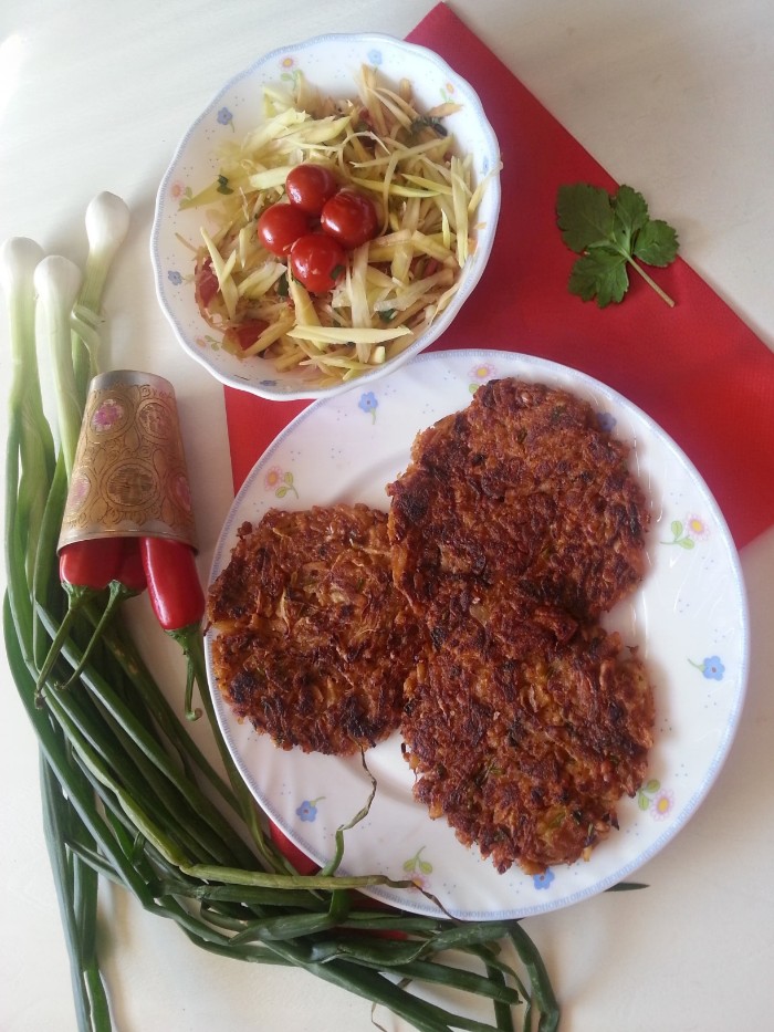 You are currently viewing Raw Papaya Rosti (Thai style)