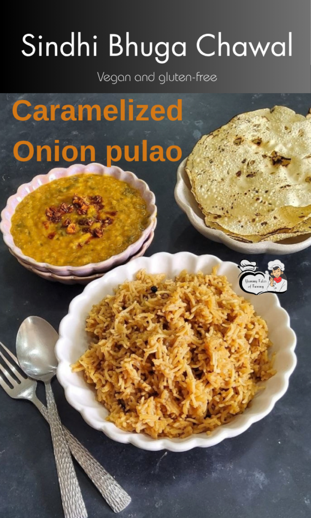 Pin 1 Bhuga Chawar | Caramelized Onion Rice